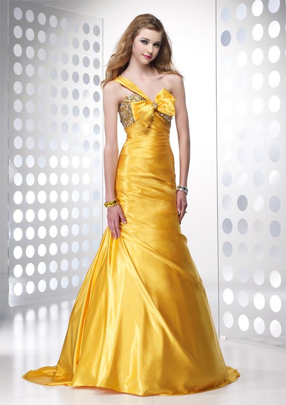 yellow wedding dresses pictures