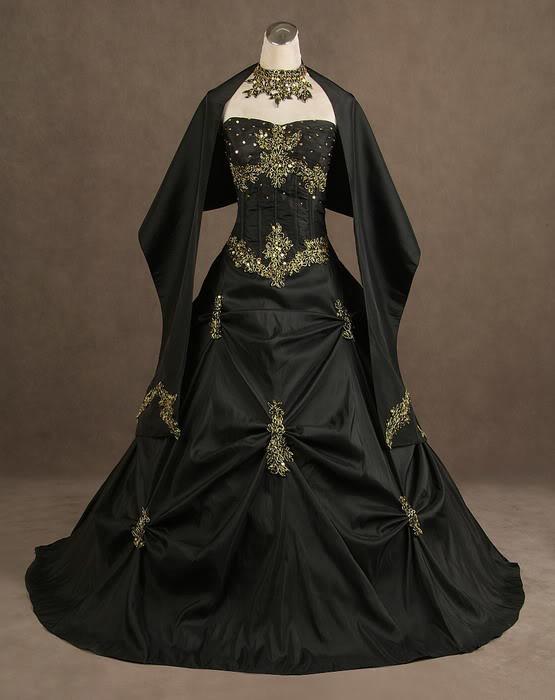 But in the real sense of fashion wearing black wedding dresses is 