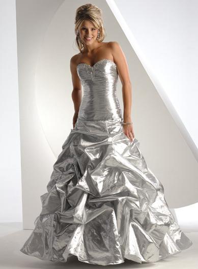 Vintage Silver Wedding Dresses Silver Wedding Dress
