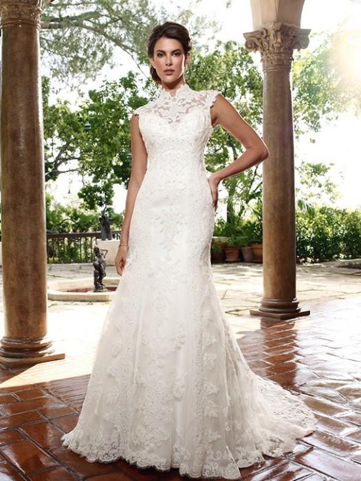 Outside wedding dress
