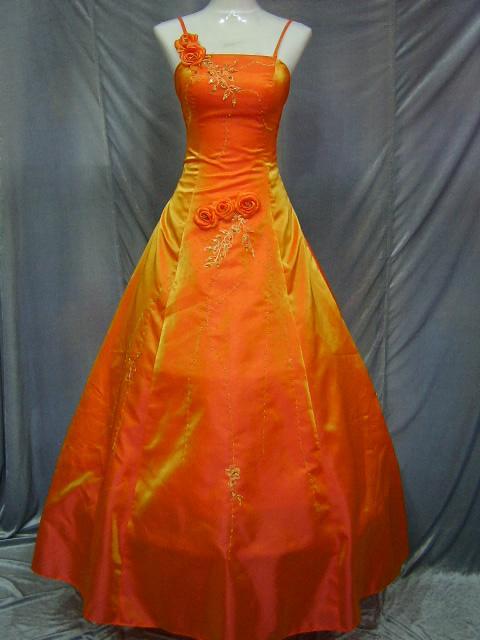through the stunning orange wedding dresses match it with bridal theme ...